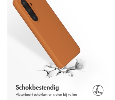 Accezz Liquid Silicone Backcover met MagSafe Samsung Galaxy S26 - Oranje