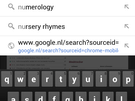 Chrome op een Galaxy Nexus met Android 4.0.2