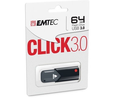 Emtec Click USB 3.0 64GB Grijs