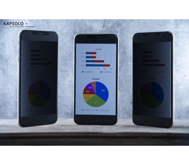KAPSOLO 2-Way Adhesive Privacy Screen / Privacy Filter for iPhone 6 Plus