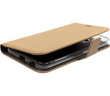 Mobiparts Saffiano Wallet Case Samsung Galaxy J4 (2018) Gold