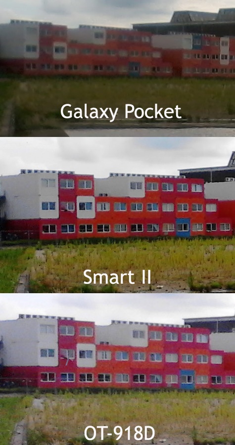 Foto's gemaakt met Samsung Galaxy Pocket, Vodafone Smart II en Alcatel OT-918D Foto's gemaakt met Samsung Galaxy Pocket, Vodafone Smart II en Alcatel OT-918D