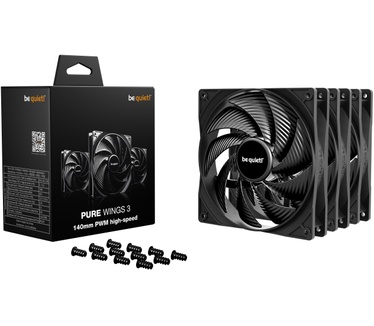 be quiet! Pure Wings 3 140 mm PWM high-speed Triple Pack
