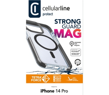 Cellular Line Tetra Force Strong Guard Mag (iPhone 14 Pro) Transparant