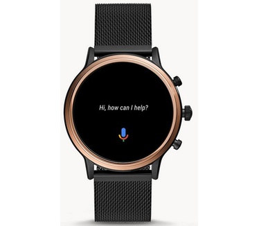 Fossil Julianna HR Gen 5 FTW6036 Rosé Goud (Zwart)