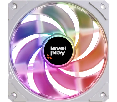 Levelplay Combat Fan CF120 ARGB Wit, 120mm