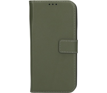 Mobiparts Leather 2 in 1 Wallet Case Apple iPhone 15 Pro Max Green