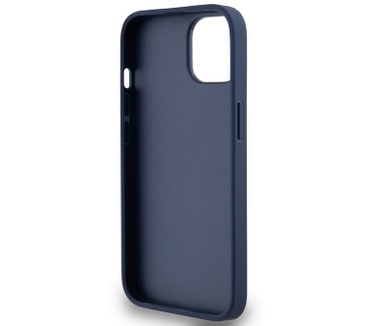 DKNY Textured Tonal Stripe Back Case - iPhone 14 (6.1") - Blauw Blauw