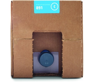 HP 3M 891 cyaan Latex inktcartridge, 10 liter