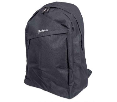 Manhattan Knappack Backpack 15.6", Black Zwart