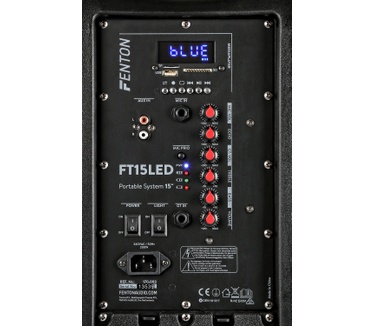Fenton Fenton FT15LED karaoke speaker 800W (Zwart)