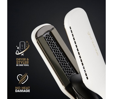 ghd - Duet Style - 2-in-1 Hete lucht Stijltang - Wit