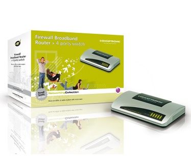 Conceptronic C100BRS4H DSL Router