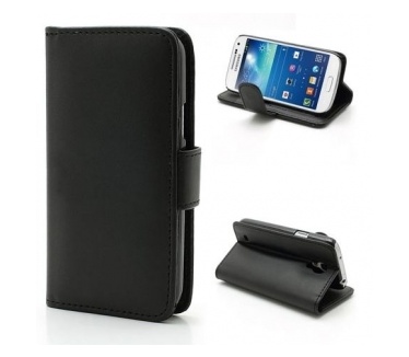 qMust Wallet Case met stand Samsung Galaxy S4 mini (black)