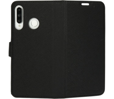 Mobiparts Saffiano Wallet Case Huawei P30 Lite Black