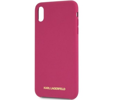 Karl Lagerfeld Silicone Case - Apple iPhone XR (6.1") - Roze  Roze