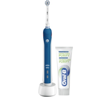 Oral-B Pro 2 2800 Elektrische Tandenborstel Powered By Braun + Gum Purify Tandpasta