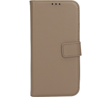 Mobiparts Leather 2 in 1 Wallet Case Apple iPhone 15 Pro Max Taupe