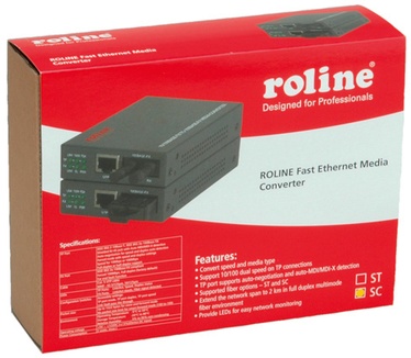Roline RC-100FX/SC Fast Ethernet converter RJ-45 / SC, Loop-back