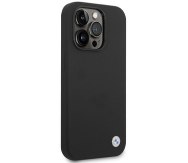 BMW Silicone Back Case - Apple iPhone 15 Pro (6.1") - Zwart Zwart