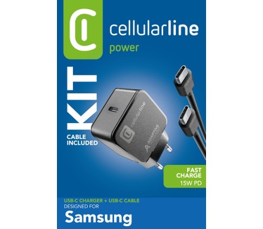 Cellular Line USB-C Charger Kit 15W