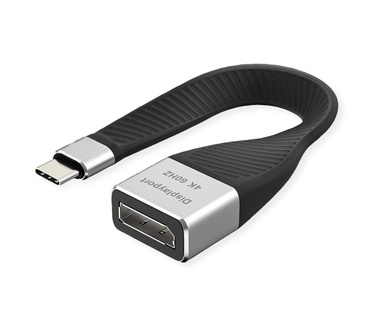 Roline Beeldschermadapter USB Type C - DP, M/F, 0,13 m