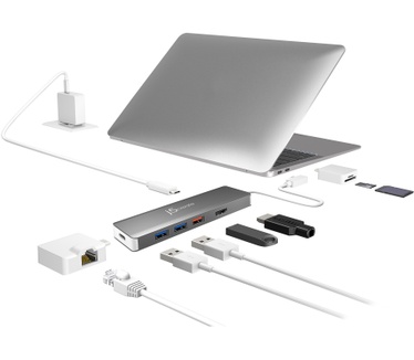 j5create JCD375-N USB-C™ Modulaire Multi-Adapter with 2 Kits