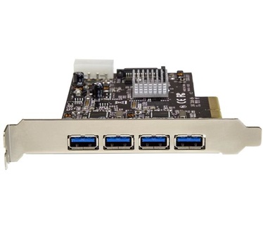 Startech.com 4 poorts USB 3.1 (10Gbps) kaart 4x USB-A met twee onafhankelijke kanalen PCIe