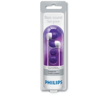 Philips SHE3501 (Paars, Wit)