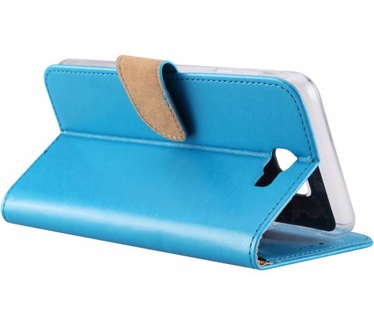 Luxe Lederen Bookcase hoesje voor de Samsung Galaxy J7 Prime 2 - Blauw (Samsung Galaxy J7 Prime 2) Blauw