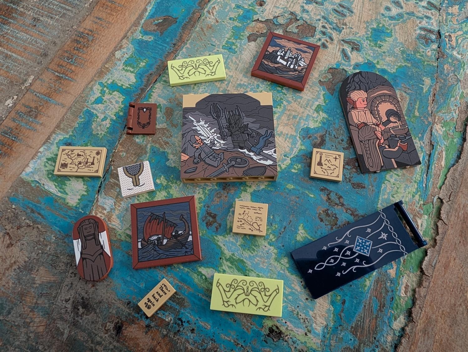 Rivendell - geprinte bricks