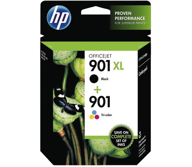 HP 901XL High Yield Black/901 Tri-color 2-pack
