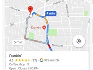 Advertentie in Google Maps, november 2019
