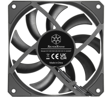 Silverstone Technology Air Slimmer 120, verbeterde prestaties 120 mm slanke ventilator met full-range PWM, SST-AS120, 120mm