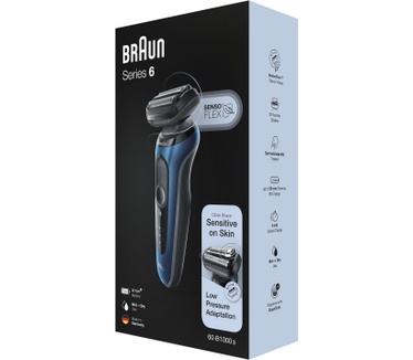 Braun Series 6 60-B1000s Elektrisch Scheerapparaat, Blauw