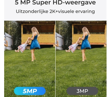 Reolink Argus-serie B430-B - 5MP wifi-buitencamera, draai- en kantelfunctie, detectie van personen/voertuigen/dieren, nachtzicht in kleur