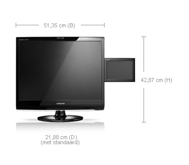 Samsung Syncmaster 2263DX Zwart