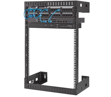 Startech.com 15U wandmonteerbaar server rack open frame serverkast 30 cm diep