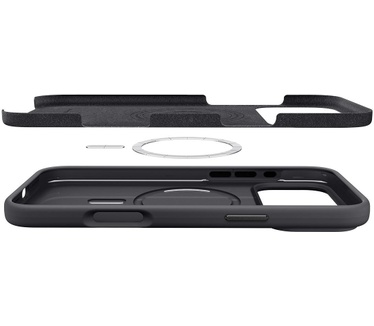 Spigen Silicone Fit (MagFit) (Galaxy S25 Ultra) Zwart