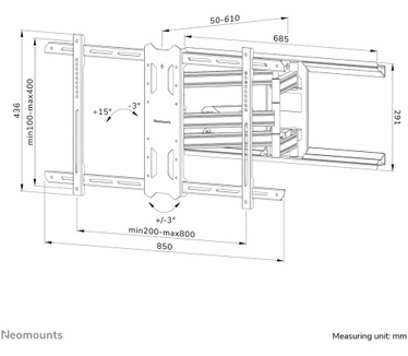Neomounts WL40S-850BL18
