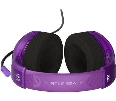 Turtle Beach Airlite Fit bedrade gamingheadset - Nintendo Switch 2 - Spookpaars - Werkt ook met de Nintendo Switch OLED, ‘flip-to-mute’-functie, comfortabele oorkussens, 40 mm-speakers, licht
