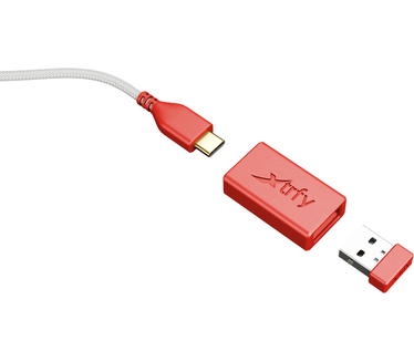 Xtrfy M8 Wireless - Retro - Gaming muis - Optisch - 5 knoppen - Grijs