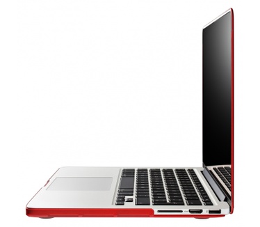 Artwizz Rubber Clip for MacBook Pro with Retina Display 15", red