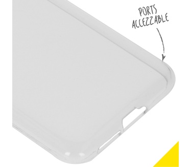 Accezz Clear Backcover Motorola Moto E6 Plus - Transparant