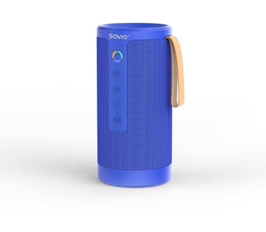Savio BS-031 portable bluetooth wireless speaker 10W blue