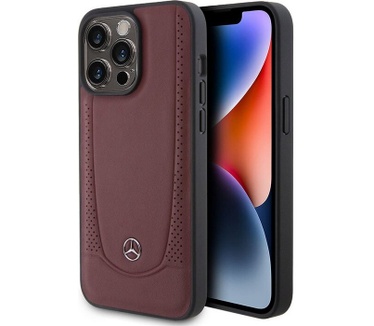 Mercedes-Benz New Urban Back Case - iPhone 15 Pro Max (6.7") Rood Rood
