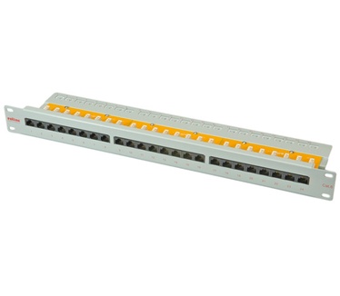 Roline Cat.6 19" patchpanel, 24 ports, UTP