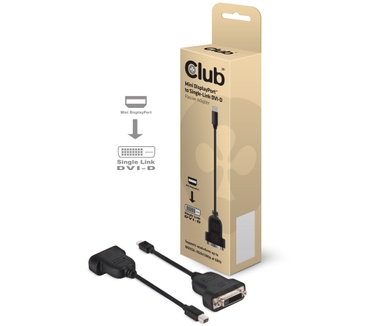 Club 3D Mini DisplayPort to DVI-D Single-Link cable (passief)