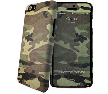 i-Paint Apple iPhone 6 / 6S hoesje - Camo