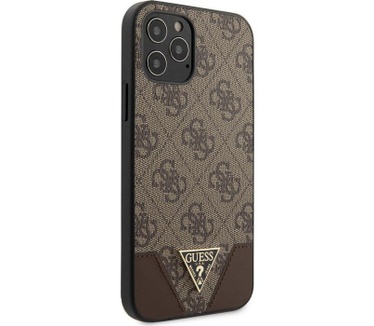 Guess 4G Triangle Hard Case Apple iPhone 12/12 Pro (6.1'') Bruin  Bruin